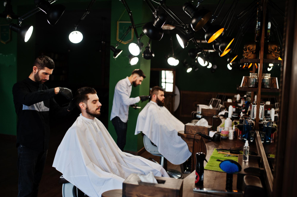 Classic barbershop interior